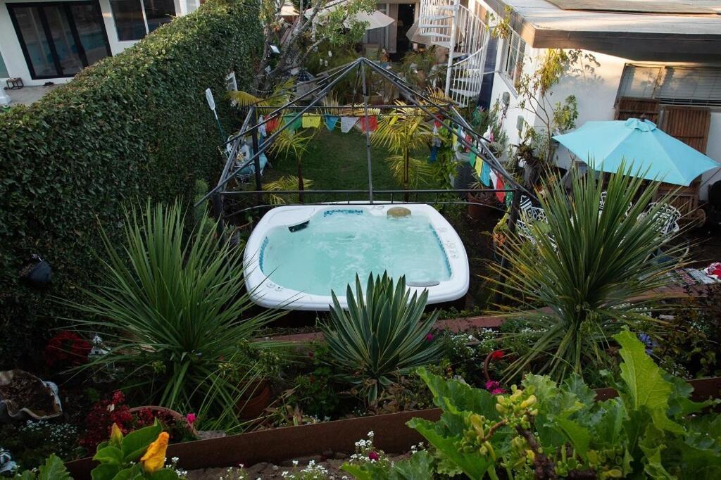 Overlooking Marina Del Rey Sailboats, Is Green Ginger Playa Del Rey On The Bluff, *